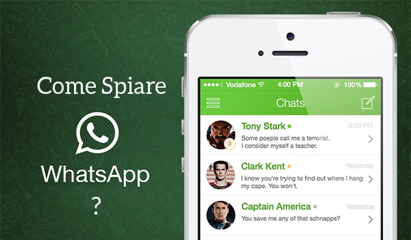 Come spiare Whatsapp Android iOS
